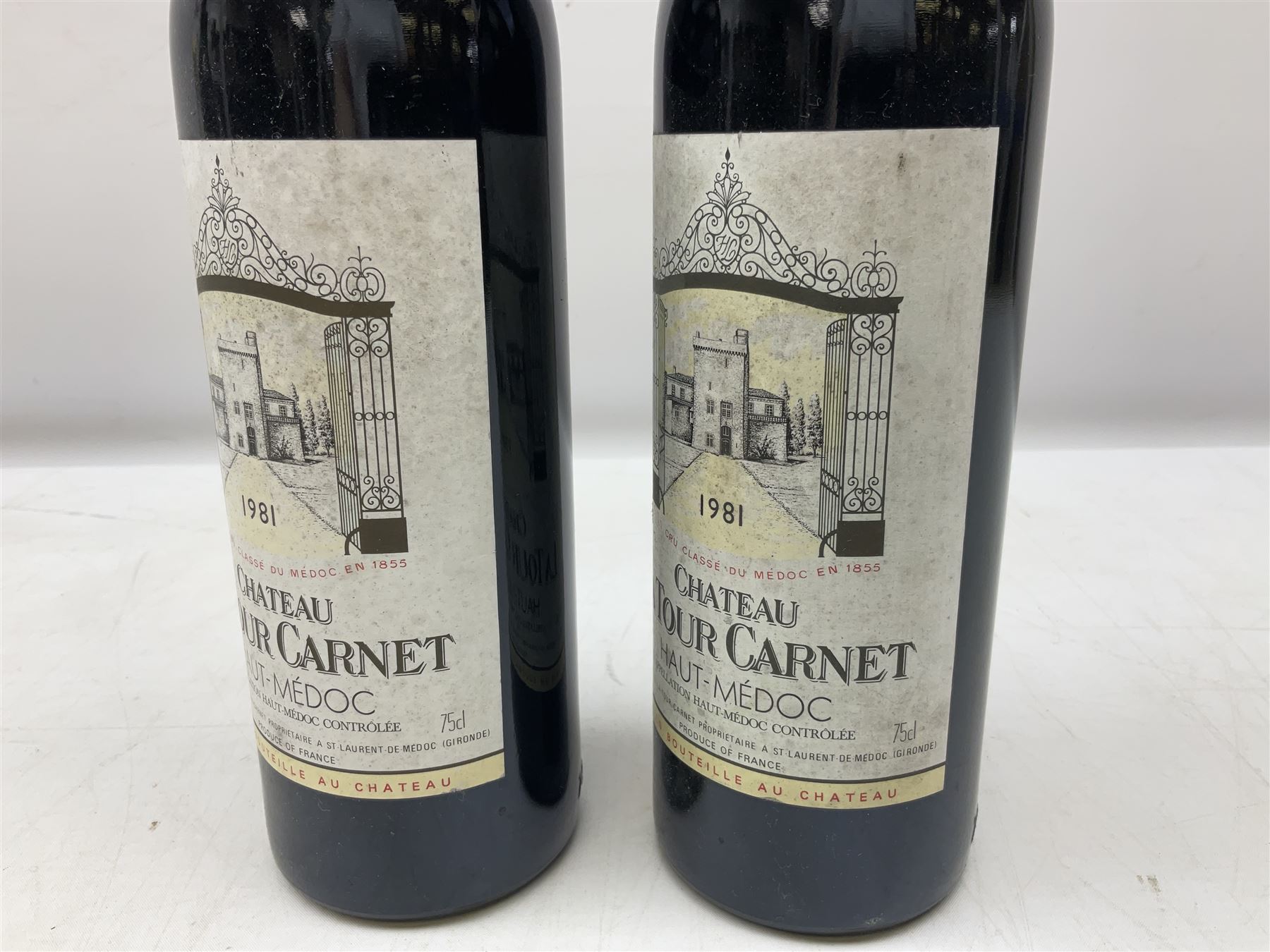 Chateau La Tour 1981, Haut-Médoc, 75cl, 12% vol, four bottles