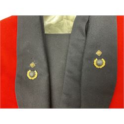 Royal Marines 2nd Lieutenant three-piece mess uniform, early 1950s, by Jones Chalk & Dawson Ltd 6 Sackville Street Piccadilly W; label dated 18.1.54 for 2nd Lieutenant R.E. Maitland