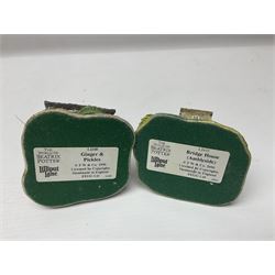 Eight Lilliput Lane limited edition Beatrix Potter models, including Buckle Yeat, Tabitha Twitchits Shop and Ginger Pickles Shop, together with twelve Lilliput Lane models from the Blaise Hamlet collection, including Dial Cottage, Diamond Cottage and Vine Cottage, all with deeds and original boxes (20)