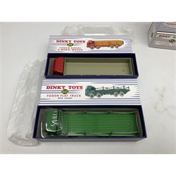 Nine Atlas Dinky die-cast models including, Guy Van 