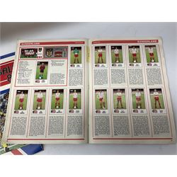 Four 1980s Panini's Football sticker albums for 1981,1983, 1984 & 1985