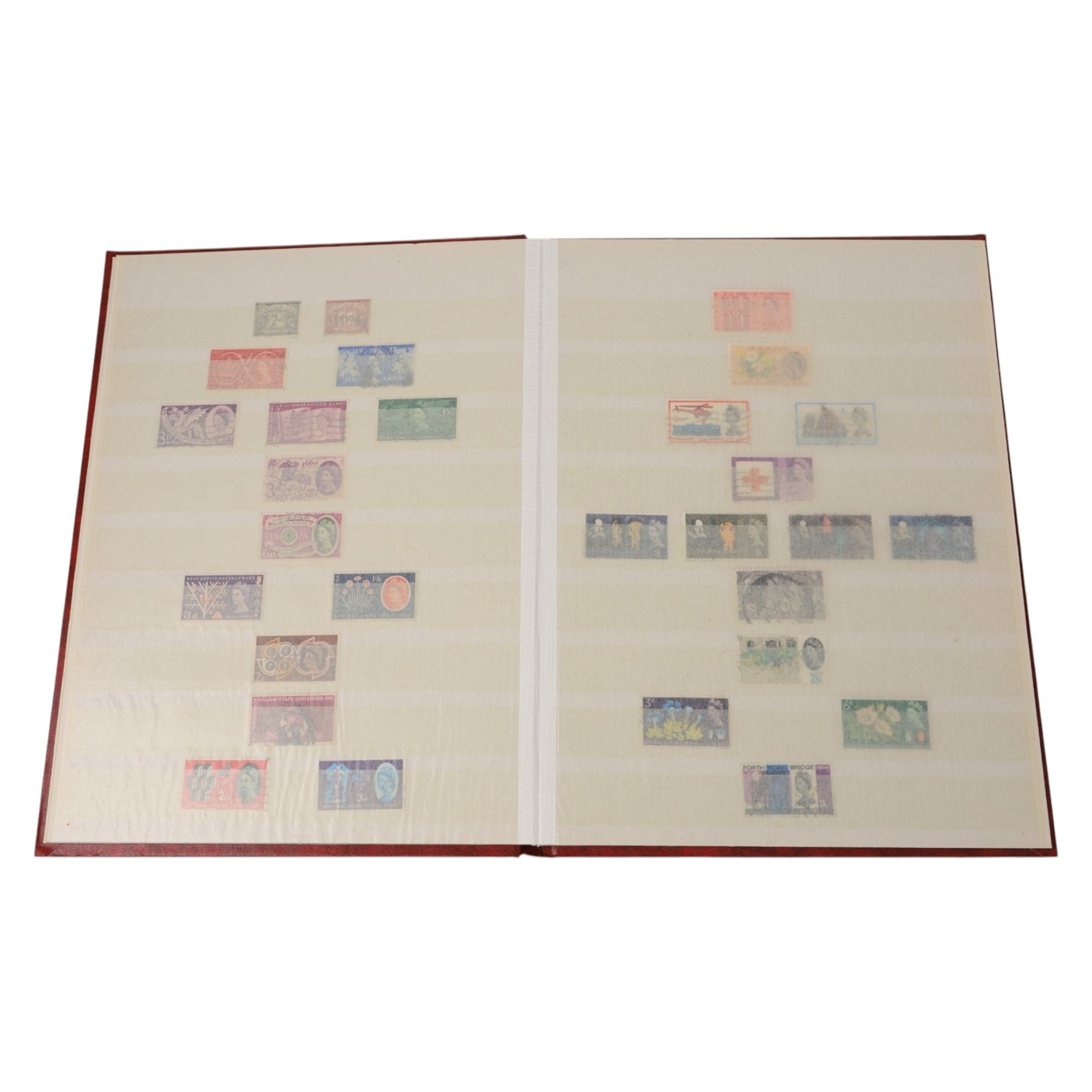 Great British stamps, including Queen Elizabeth II mint decimal stamps, face value of usable postage approximately 150 GBP, first day covers, etc, in two boxes