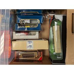 Collection of diecast models, including Corgi, Matchbox, Dinky EFE, and Lesney examples, some boxed, others loose and playworn