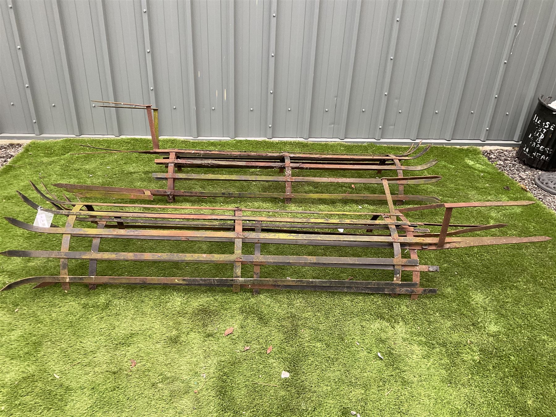 Pair of Wrought metal parkland tree guards - THIS LOT IS TO BE COLLECTED BY APPOINTMENT FROM DUGGLEBY STORAGE, GREAT HILL, EASTFIELD, SCARBOROUGH, YO11 3TX