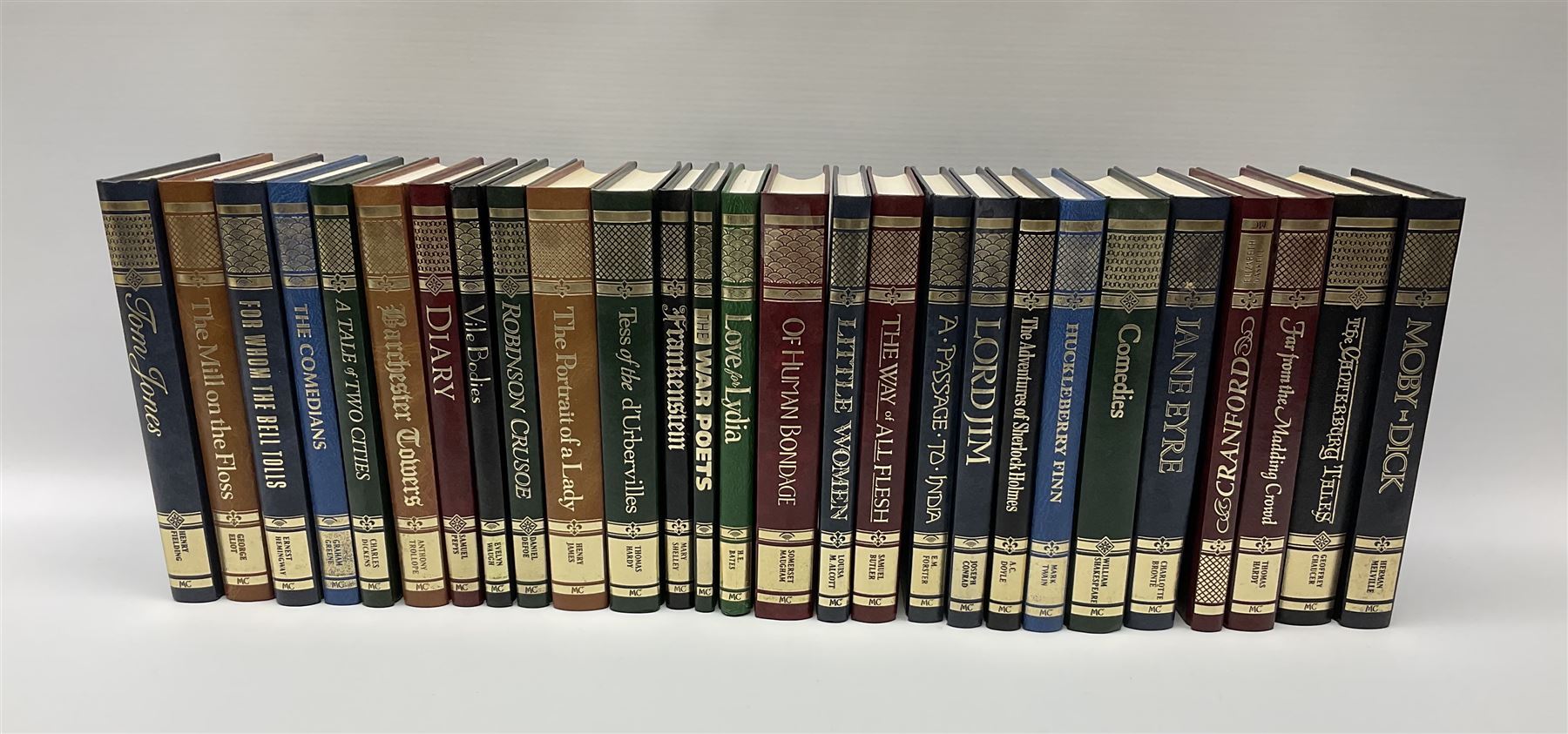 Collection of volumes from 'The Great Writers Library' by Marshall Cavendish series, to include Tess of the d'Urbervilles, Little Women, For Whom the Bell Tolls, A Tale of Two Cities, Far from the Madding Crowd, Jane Eyre, etc. 