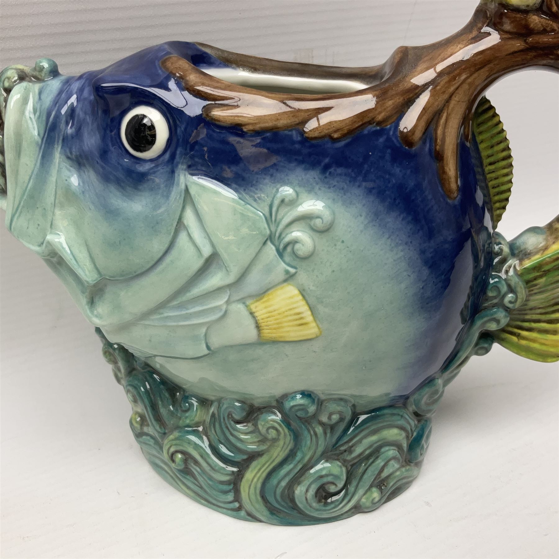 Minton Archive collection fish teapot, limited edition 118/2500, with certificate and original box 