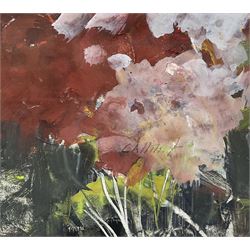 Cecil Arthur Hunt RWS RBA (British 1873-1965): Still Life of Flowers, watercolour signed 25cm x 19cm 