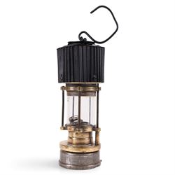 Patterson Type HCP mining lamp, stamped 841 to base, H28cm