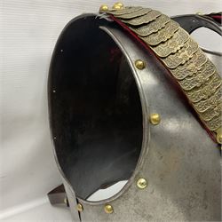 Copy of a Belgian Cuirass breastplate and backplate