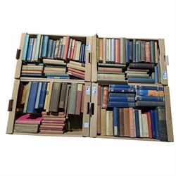 Collection of poetical works and other books in four boxes