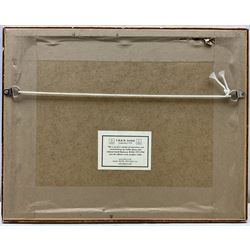 Edward Enoch Anderson (Staithes Group 1878-1961): Whitby from Divinity Flat and Upper Harbour Whitby, two watercolours unsigned 17cm x 25cm (2) 
Provenance: with T B & R Jordan Fine Art Specialists, Stockton on Tees, from the artist's daughter Stella's collection, label verso