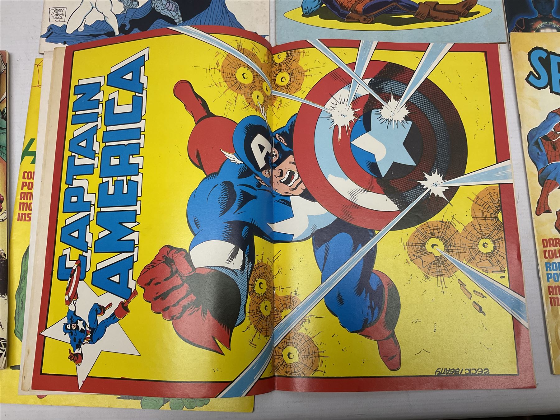 Spider-Man comics (1982-1985) nos 500-527, 529-535, 537-552, 579-602, 604-614, 620-626, and 628-631 (97)