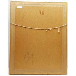 Geoffrey M Holdsworth (British 20th century): 'Haworth in December', watercolour signed, titled verso 46cm x 33cm