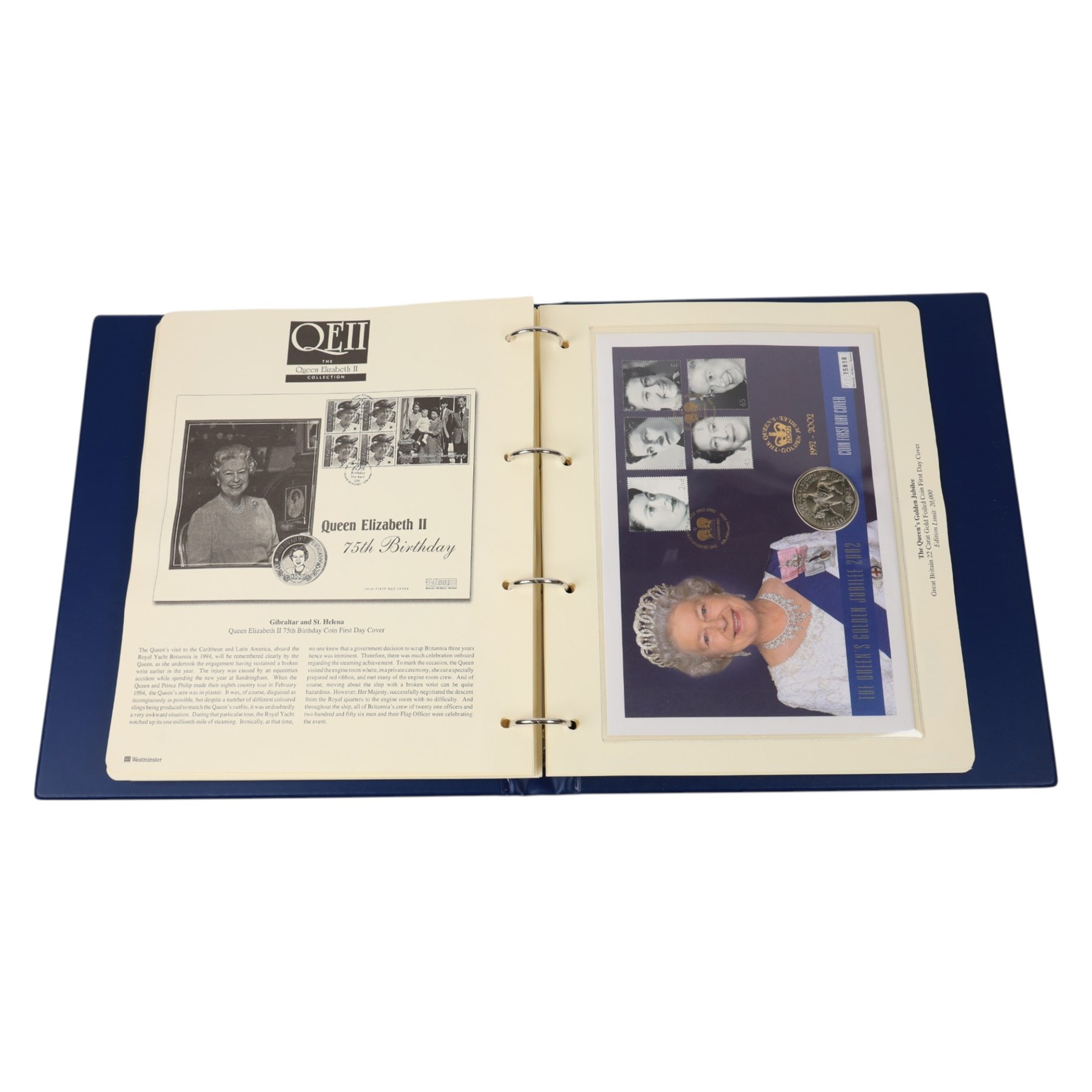 Great British and World coins and stamps, including The Queen's Golden Jubilee and The Royal Family cover collections, commemorative crowns, etc