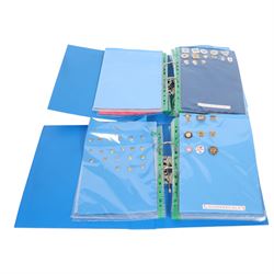 Rugby League club enamel badge collection, from teams including Bradford, Castleford, Hudd...