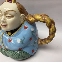 Minton Archive collection chinaman teapot, limited edition 196/2500, with certificate and original box