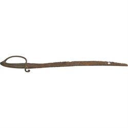 French Bayonet, with metal scabbard, together with two other bayonets, Kyhber sword and other swords and weapons 