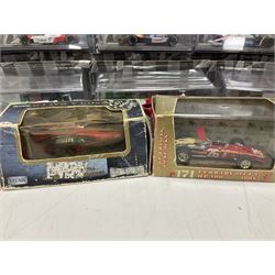 Panini Formula 1 The Car Collection - twelve blister packed racing cars and quantity of periodicals; nine mostly unopened Atlas Editions British Touring Car Champions; and six other boxed/blister packed die-cast models of racing cars