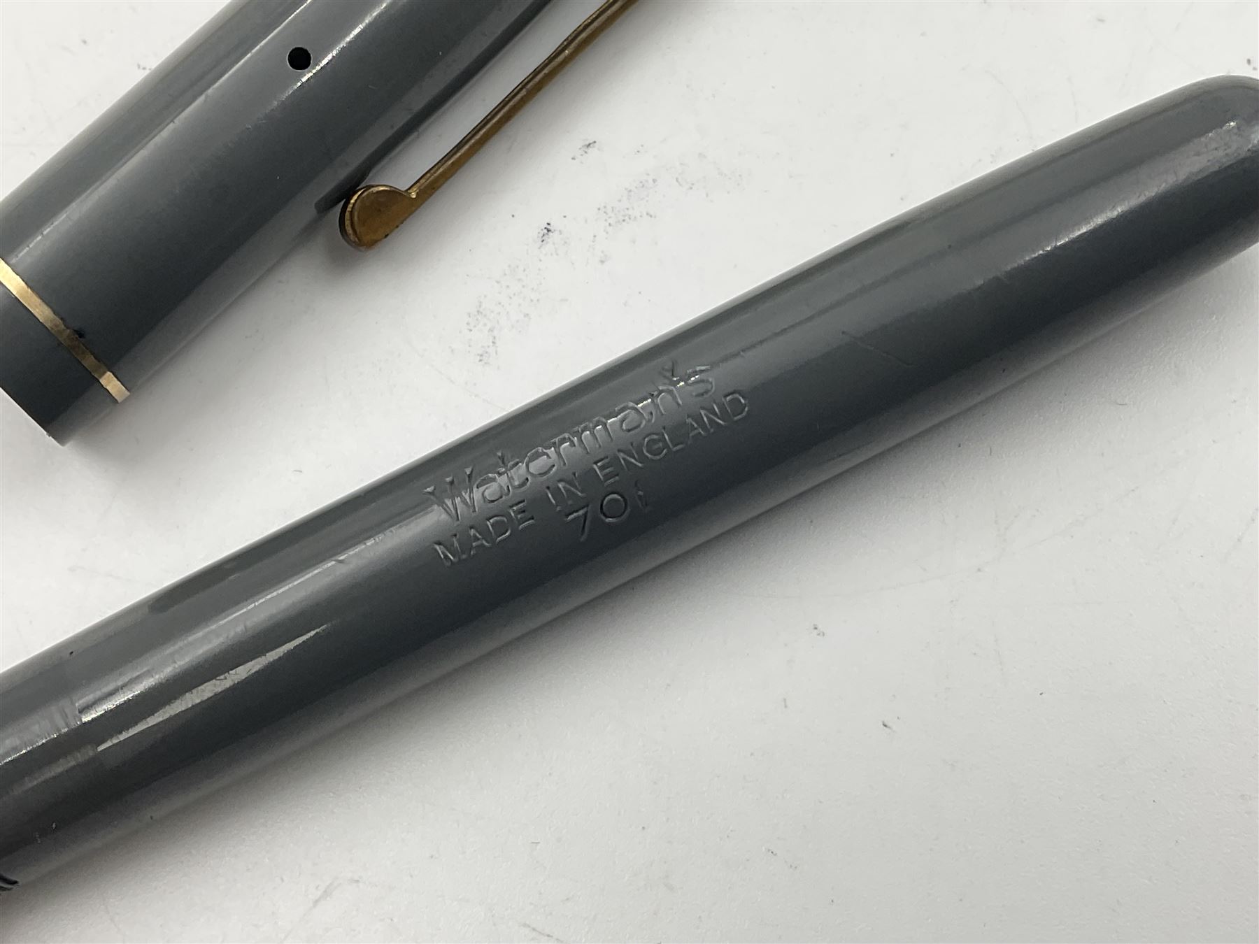 Five Waterman's fountain pens, to include Ideal, 152V, 701 etc, four with 14ct gold nibs