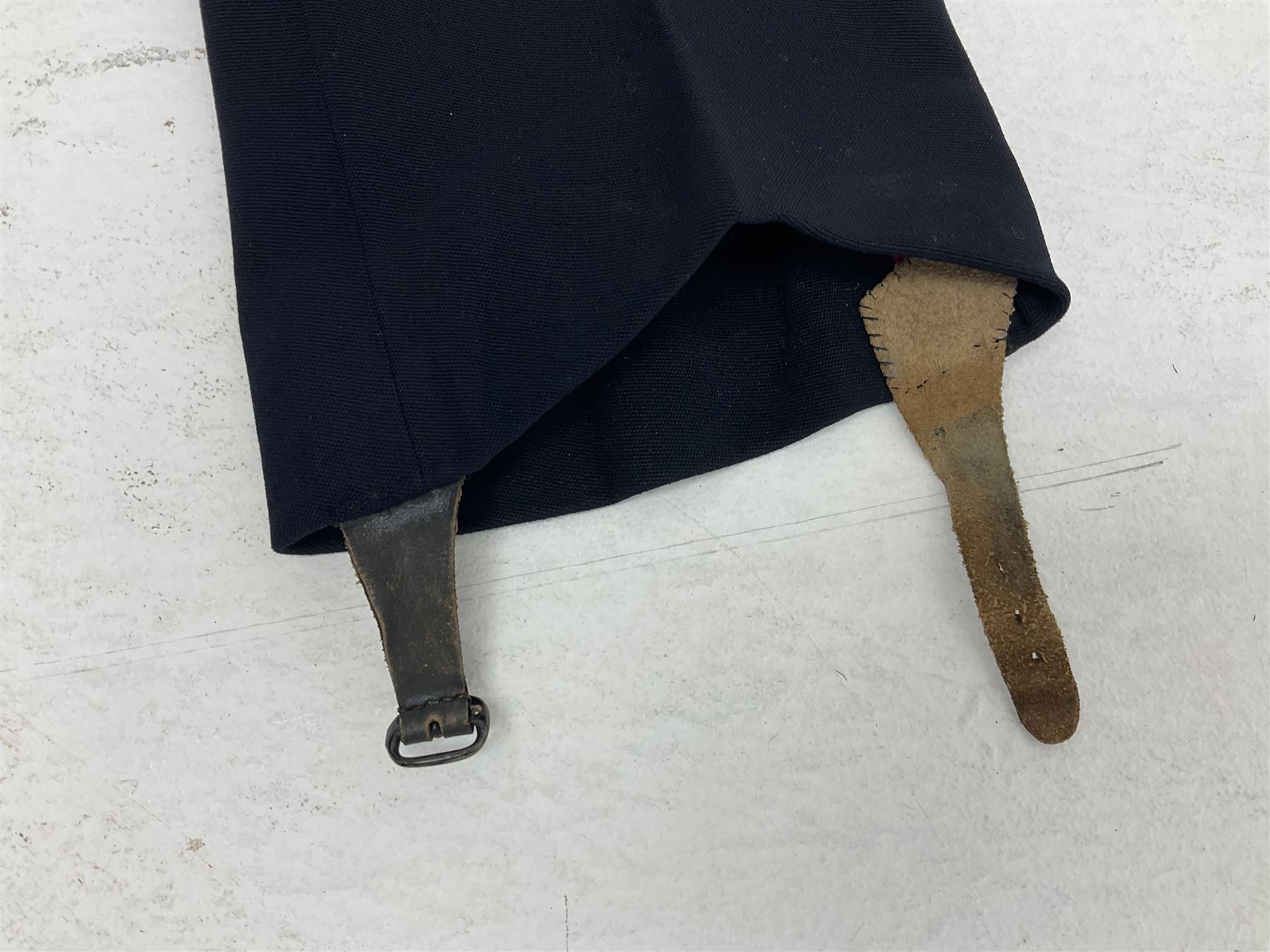 York and Lancaster Regimental mess uniform of jacket and trousers; together with Royal Artillery peaked cap