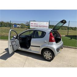 Peugeot 107, 998cc petrol YG11 TZC MOT - 15 February 2025, single key, V5 present, 105k miles - THIS LOT IS TO BE COLLECTED BY APPOINTMENT FROM DUGGLEBY STORAGE, GREAT HILL, EASTFIELD, SCARBOROUGH, YO11 3TX
