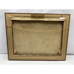 Robert Simpson (British 20th century): Old Courthouse St Mawes, oil on canvas signed 45cm x 60cm