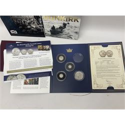Collection of presentation coins, including Monarchs of the Twentieth Century, Britain's Darkest Hour, The Miracle of Dunkirk etc  