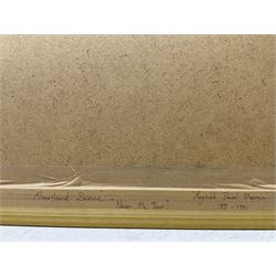 Reginald Daniel Sherrin (British 1891-1971): Dartmoor, gouache signed 25cm x 35cm