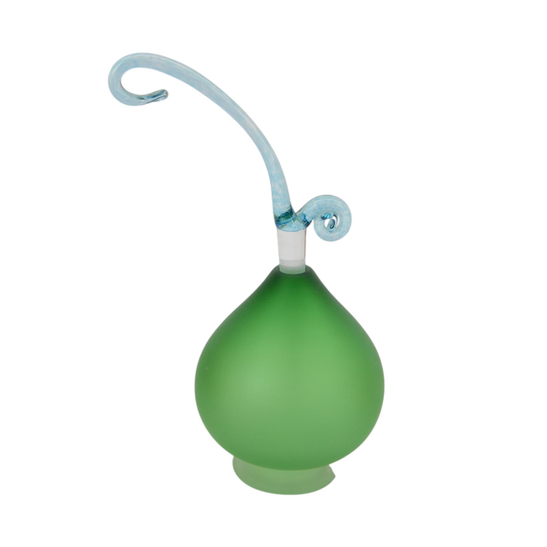 Bob Crooks (1956-) for First Glass, three glass scent bottles and stoppers, largest H24cm