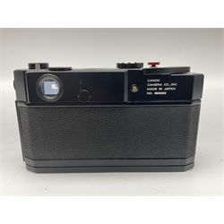 Canon 7 camera body, painted black, serial no. 869262