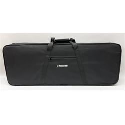 1980s Les Paul Epiphone limited edition cut-away electric guitar by Gibson, the burgundy coloured body with two pick-ups, volume and tone knobs and scratch plate, original tuning pegs, serial no.U6030215, 101cm overall; in modern Kinsman fitted carrying case