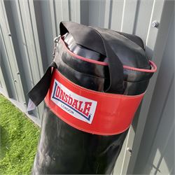 Lonsdale punch bag with metal stand - THIS LOT IS TO BE COLLECTED BY APPOINTMENT FROM DUGGLEBY STORAGE, GREAT HILL, EASTFIELD, SCARBOROUGH, YO11 3TX