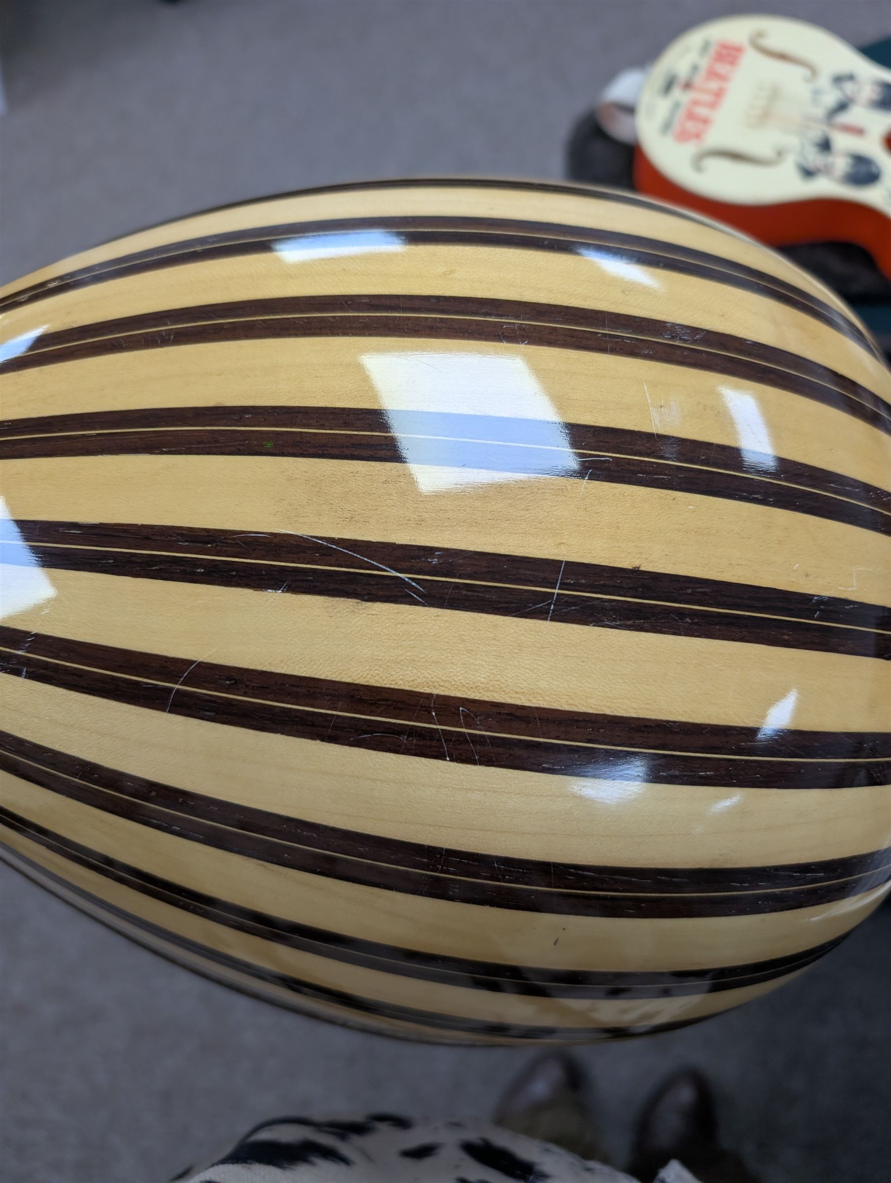 Modern bowl-back eight string bouzouki, L98cm