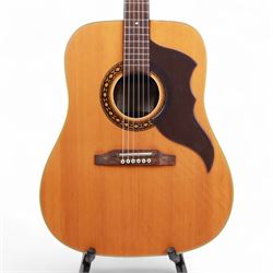 EKO six string acoustic guitar, made in Italy, in Gear4Music soft case, guitar L105cm