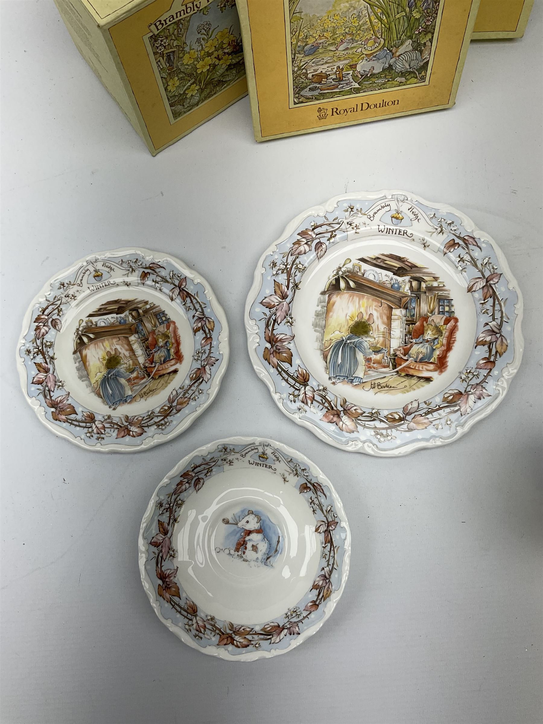 Royal Doulton Brambly Hedge Winter pattern teacup trio | Paintings 