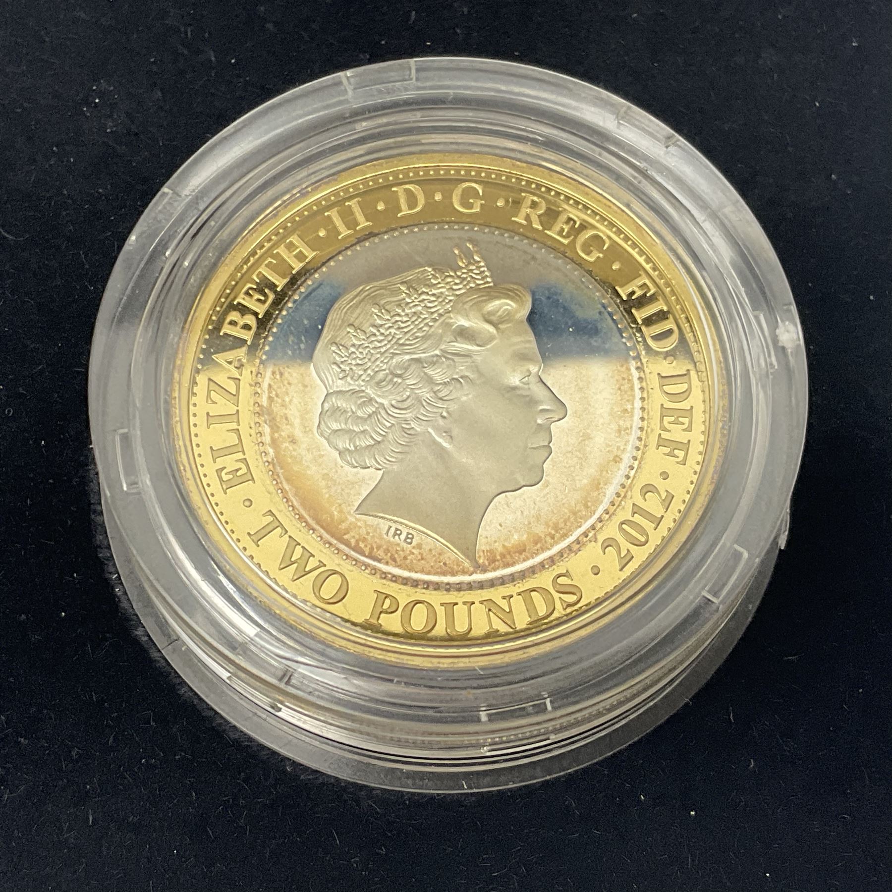 The Royal Mint United Kingdom 2012 ''Charles Dickens' silver proof piedfort two pound coin, cased with certificate