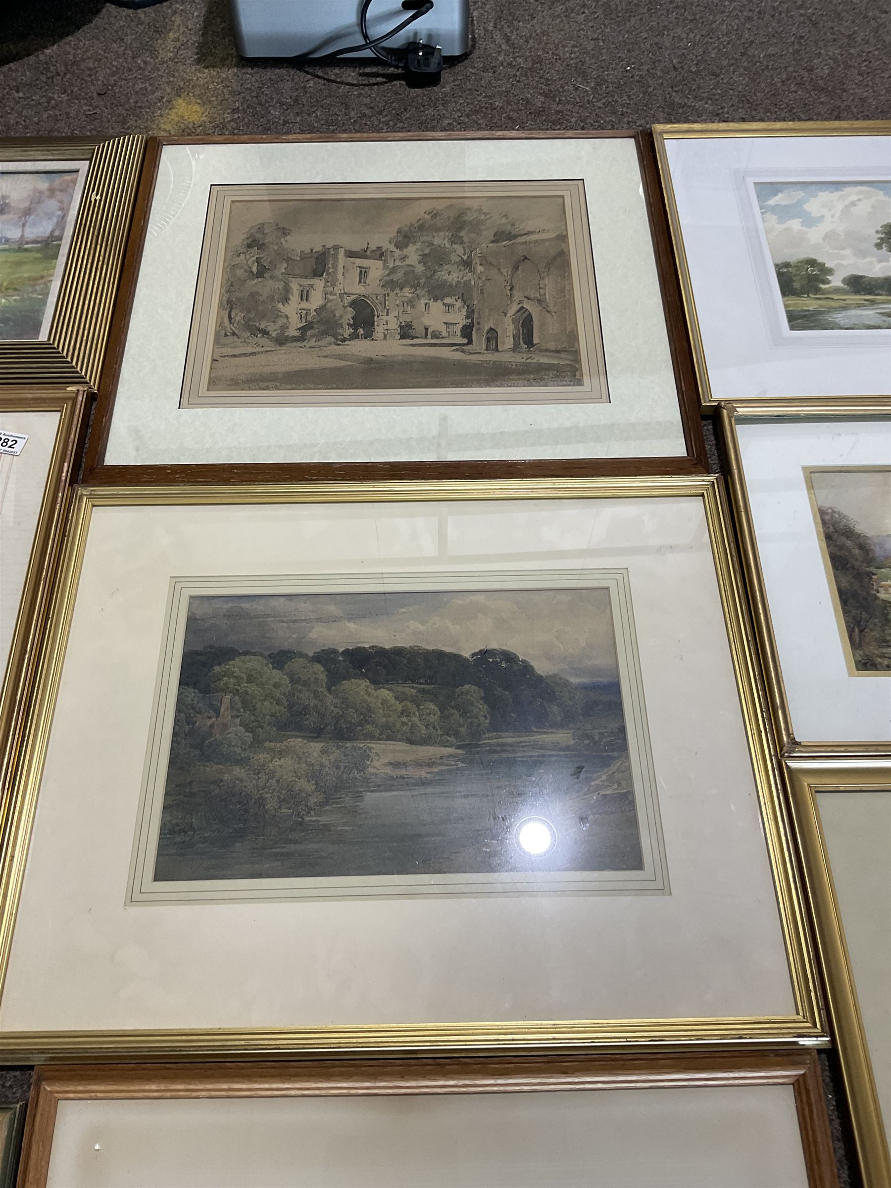 Collection of principally early 20th century watercolours, artists including M Thorpe, WH Sugden, Johnstone Rough, Percy Lancaster, Kenneth Holmes, William Ashton, James Leslie Brooke, Tom Whitehead, Mary Ann Lord, etc (12)