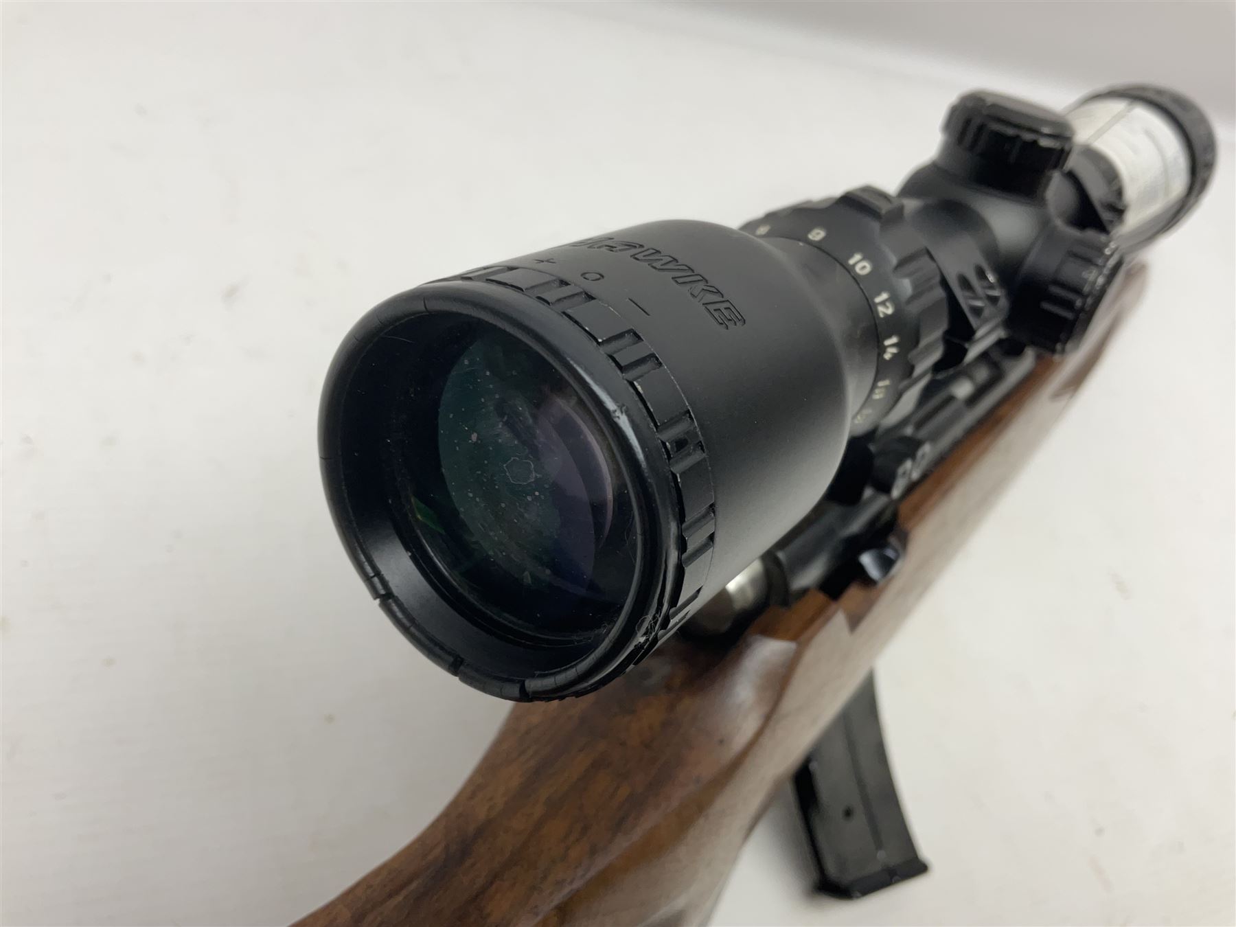 SECTION 1 FIREARMS CERTIFICATE REQUIRED - LEFT HANDED J.G. Anschutz .22 long round bolt action rifle, the 36cm (14