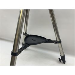 Celestron Astromaster 114 telescope and tripod stand, F=1,000mm, D=114