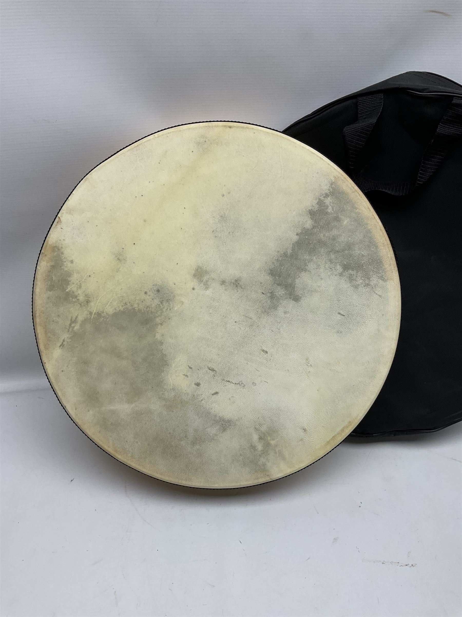 Irish Bodhran, in soft carrying case, D45cm