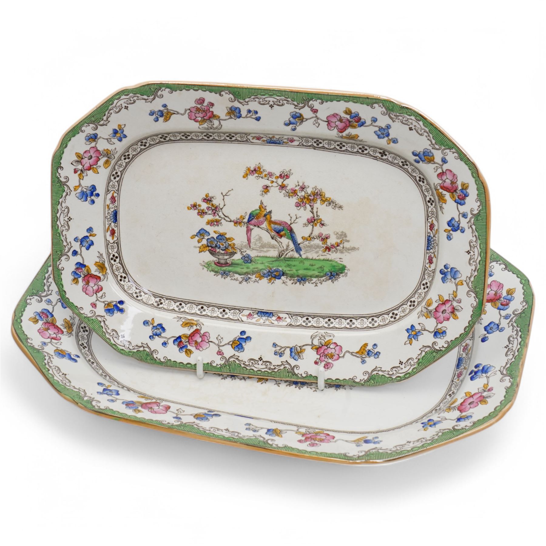 Copeland Spode 'Eden' tea, coffee and dinner ware including plates in various sizes, soup and dessert bowls, tea and coffee cups and saucers, vegetable dish and cover etc 63 pieces