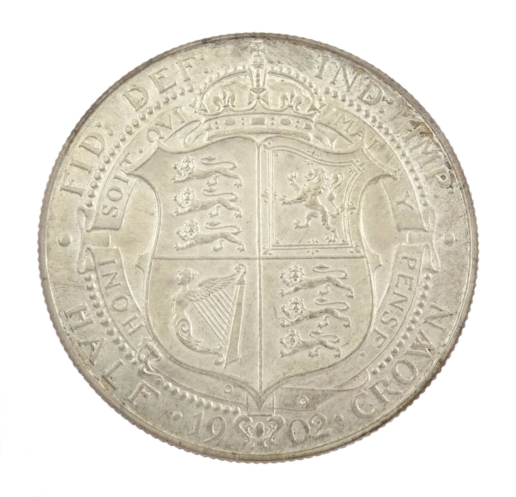 King Edward VII 1902 matt proof short coin set, comprising gold half sovereign and sovereign, silver maundy money set, sixpence, shilling, florin, halfcrown and crown, housed in the official dated case of issue