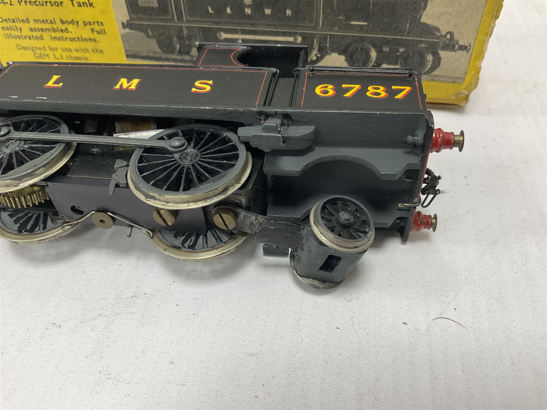 GEM ‘00’ gauge - kit built LNWR/LMS Precursor Tank 4-4-2T locomotive no.6787 finished in LMS black; with original box 