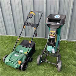 Bosch AXT 1600 HP garden shredder and FPRS1500 electric garden raker  - THIS LOT IS TO BE COLLECTED BY APPOINTMENT FROM DUGGLEBY STORAGE, GREAT HILL, EASTFIELD, SCARBOROUGH, YO11 3TX