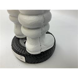 Cast iron Michelin man figure, H38cm