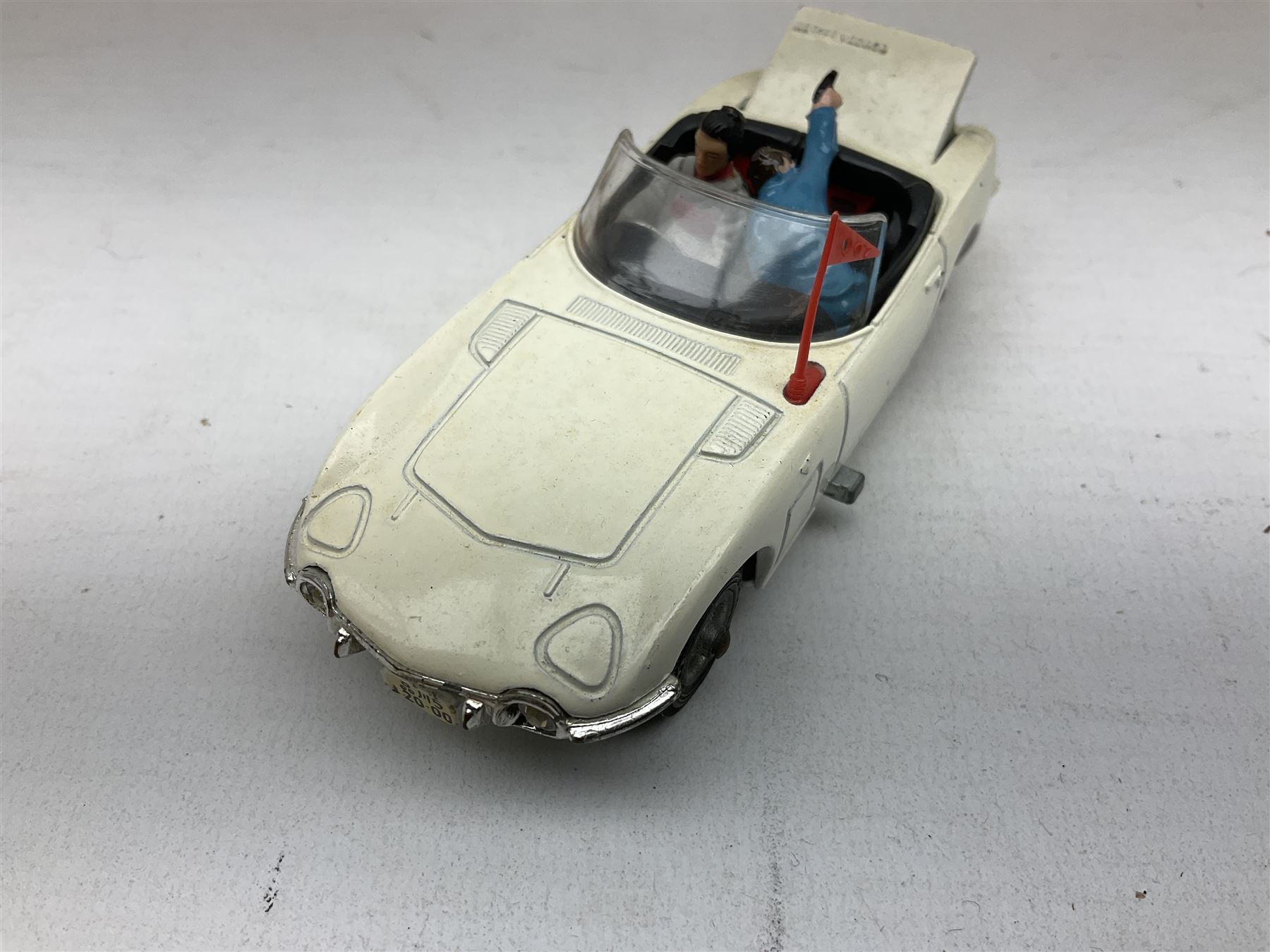Corgi James Bond Toyota 2000GT from You Only Live Twice No.336, with inner display packaging and rocket launcher in boot with four missiles, leaflet in base, boxed
