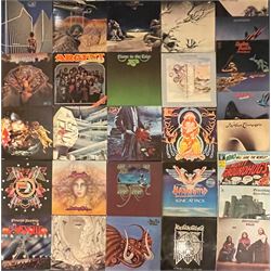 Rock / Prog Rock / Hard Rock LP's: Groundhogs - The Mighty Groundhogs (UAG 29237), Blues Obituary (LBS 83253) Solids,  Robin Trower - Bridge of Sighs, Budgie - Impeckable, Power Supply & Squark, Yesterdays - Yes, Tormato, One Live, Relayer, Yessongs etc, Badger - One Live, Bade Ruth - First Base, Hawkwind - In Search of Space Doremi Fasol Latido & Sonic Attack, Levitation, Charlie etc (29)