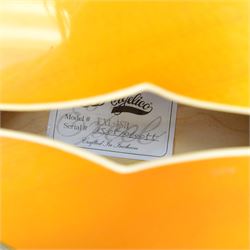D'Angelico Excel EX1-1S11 hollow body electric guitar, serial no. KS051060055, contained within hard carry case, guitar length 112cm
