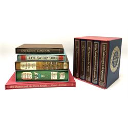 Folio Society - ten volumes including Dickens' London, The Wooden World, The Green Fairy Book etc
