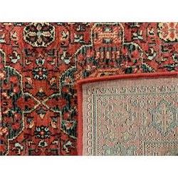 Persian design red ground runner rug
